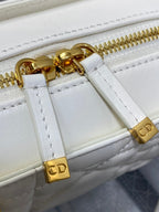 MINI GROOVE BAG 20 IN WHITE MACROCANNAGE LAMBSKIN 226485