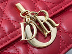 MINI-TASCHE 24 IN RUBBY RED LATENT CANNAGE KALBSLEDER