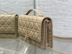 MINI-TASCHE 24 IN CAMEL BEIGE LATENT CANNAGE KALBSLEDER
