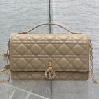 MINI-TASCHE 24 IN CAMEL BEIGE LATENT CANNAGE KALBSLEDER
