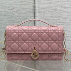 MINI-TASCHE 24 IN ROSA PATENT CANNAGE KALBSLEDER