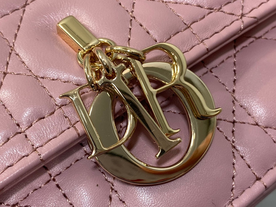 MINI-TASCHE 24 IN ROSA PATENT CANNAGE KALBSLEDER