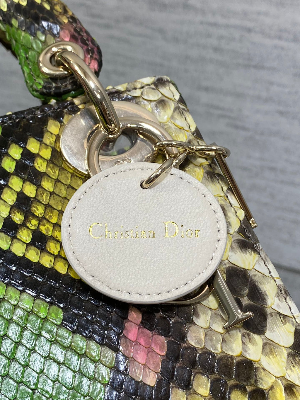 MINI 17 LADY BAG IN FARBENFROHEM SCHLANGENMUSTER LAMMLEDER 225975