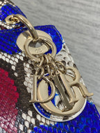 MINI 17 LADY BAG IN FARBENFROHEM SCHLANGENMUSTER LAMMLEDER 225981