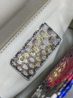 MINI 17 LADY BAG IN FARBENFROHEM SCHLANGENMUSTER LAMMLEDER 225981