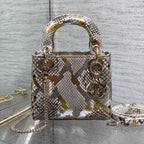 MINI 17 LADY BAG IN FARBENFROHEM SCHLANGENMUSTER LAMMLEDER 225983