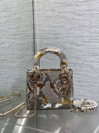 MINI 17 LADY BAG IN FARBENFROHEM SCHLANGENMUSTER LAMMLEDER 225983