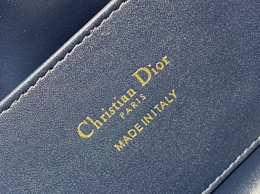 Geöffnete Handtasche 36 Tasche Blau Obliqué Jacquard