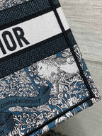 Mittlere 36-Buchtasche aus schwarzem Canvas 226297