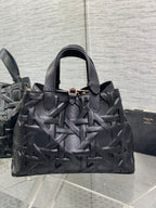 ALWAYS MEDIUM 28 BAG IN BLACK MACROCANNAGE CALFSELD IN