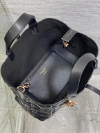 ALWAYS MEDIUM 28 BAG IN BLACK MACROCANNAGE CALFSELD IN