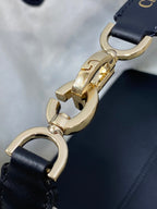 ALWAYS MINI 28 Beutel in Weiß Mix Schwarz Makrocannage Kalbsleder