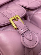 MITTELGROSSES 25 CARO RUCKSACK FLAMINGO PINK MAKROCANNAGE LAMMSCHILD