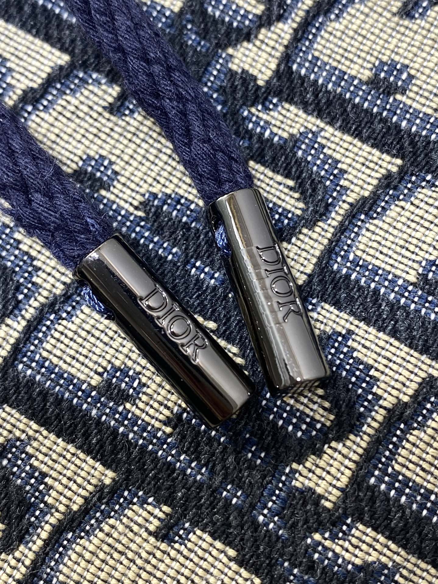 RUCKSACK 19 IN BLAU SCHIEFMONOGRAMM-JACQUARD