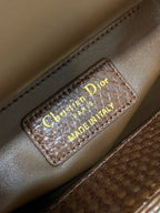 MINI 17 LADY BAG IN PEACAN BROWN METALLIC LAMMLEDER