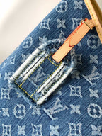 Carryall MM 39 in blauem Monogramm-Denim