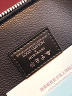 Schönes Nano 14 Zoll buntes Monogramm-Canvas silberner Reißverschluss