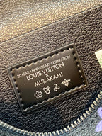 NICE BB 20 IN COLORFUL MONOGRAM CANVAS SILVER ZIPPER