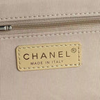 MITTLERE KAMERATASCHE 23 IN BEIGE GELB LAMMLEDER GOLDENE BESCHLÄGE 