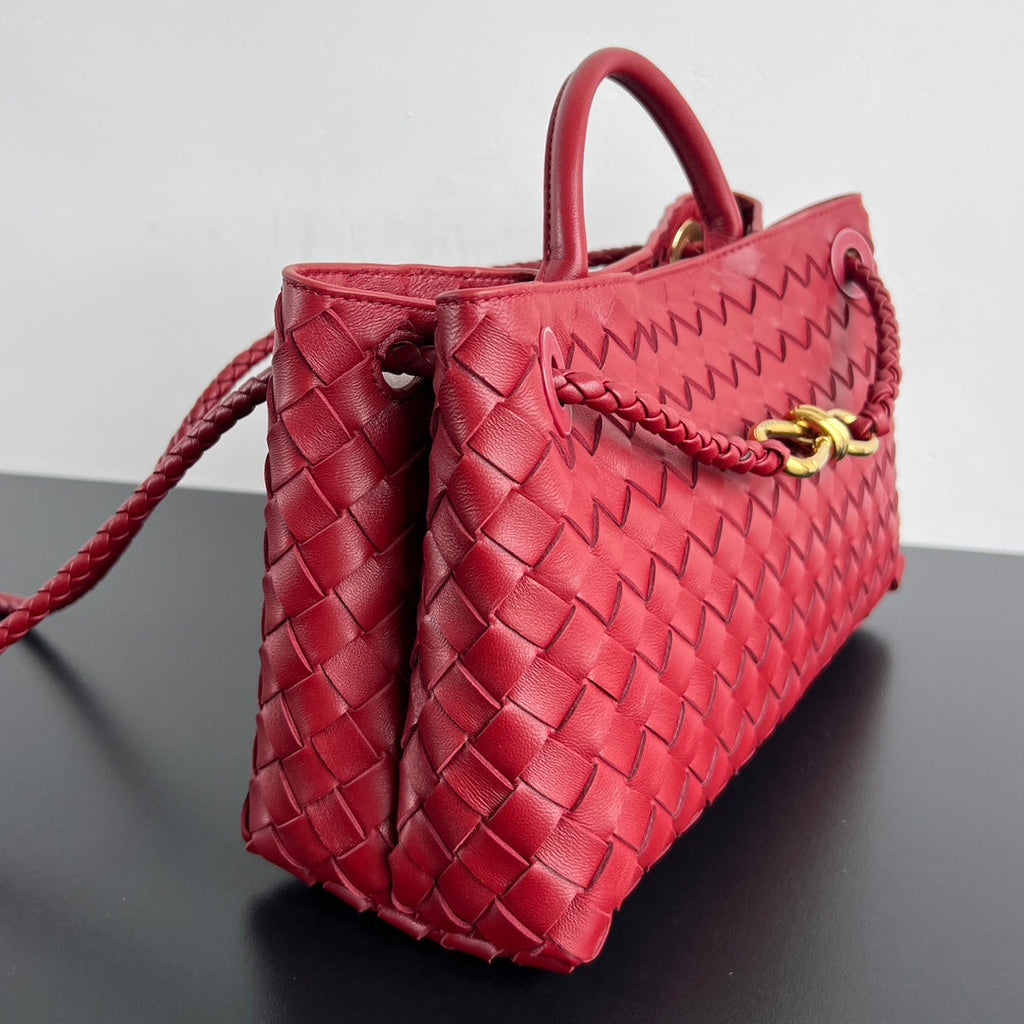 SMALL ANDIAMO 29 IN RED LAMBSKIN