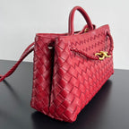SMALL ANDIAMO 29 IN RED LAMBSKIN