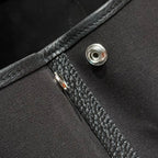 GARDEN PARTY 30CM IN BLACK TOILETS COTTON CANVAS AND CALFSKIN