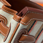 BIRKIN SHOULDER 29 IN GOLD CALFSKIN ÉCRU/BEIGE/FAUVE/ROSE POP/NOIR EMBROIDERY CANVAS