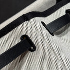 HERMES 25S MINI HERBAG 20 IN SAGE GRAY CANVAS GOLD HARDWARE