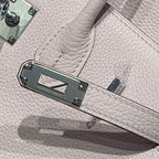 HERMES 25S MEDIUM BIRKIN 25 IN PINK BABY CALFSKIN SILVER HARDWARE