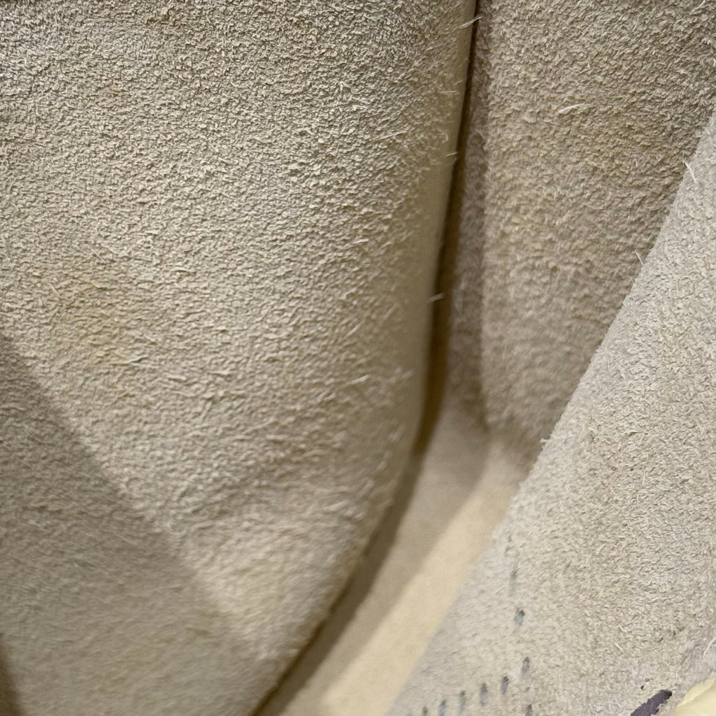 HERMES 25S MINI EVELYNE 18 IN MILTON YELLOW PATTERNED STRAP CALFSKIN SILVER HARDWARE