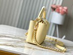 CAPUCINES EAST-WEST MINI 22 IN BANANENGELB MIT GOLDENEN HARDWARE