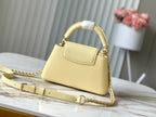CAPUCINES EAST-WEST MINI 22 IN BANANENGELB MIT GOLDENEN HARDWARE