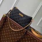 LIV POCHETTE TASCHE 24 AUS SCHWARZEM MONOGRAMM-EMPREINTE-LEDER