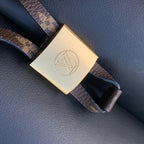 BLOOM PM 21 IN SCHWARZEM KALBSLEDER GOLDENE BESCHLÄGE