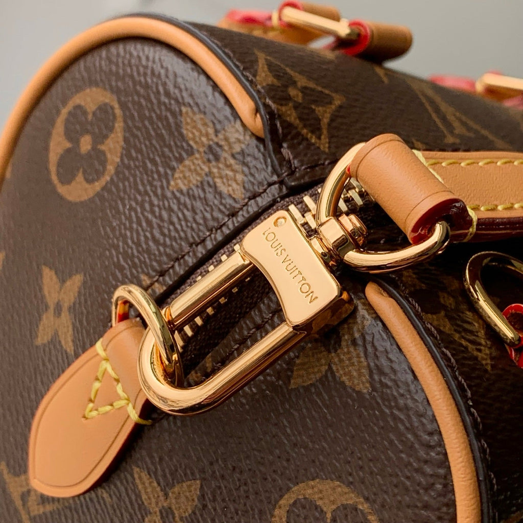 NANO SPEEDY DATING 18 Zoll braun beschichtetes Canvas goldene Hardware