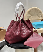 PINACOTECA Tragetasche 38 Zoll Burgunderrot Kalbsleder