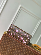 ONTHEGO PM CHERRY BLOSSOM IN SAKURA BROWN MONOGRAM COATED CANVAS
