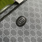 Aktentasche 40 mit ineinandergreifendem G, schwarzes Canvas