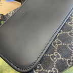 OPHIDIA GG 27 MITTLERE TRAGETASCHE SCHWARZER DENIM