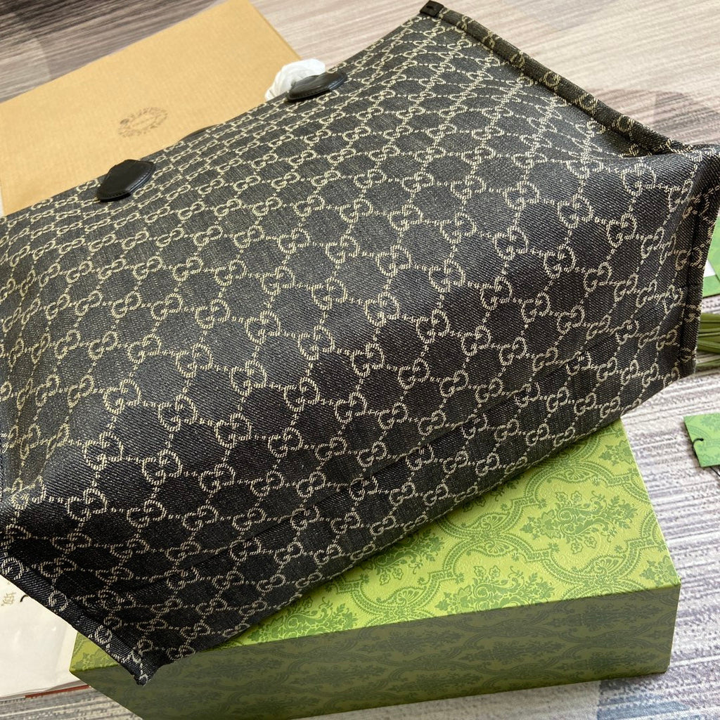 OPHIDIA GG 41 GROSSE TRAGETASCHE IN SCHWARZEM DENIM