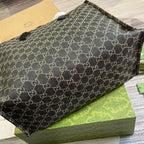 OPHIDIA GG 41 GROSSE TRAGETASCHE IN SCHWARZEM DENIM