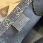 OPHIDIA GG 41 GROSSE TRAGETASCHE IN SCHWARZEM DENIM