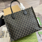 OPHIDIA GG 41 GROSSE TRAGETASCHE IN SCHWARZEM DENIM