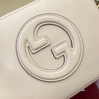 BLONDIE MINI-SCHULTERTASCHE 21 IN WEISSEM KALBSLEDER