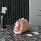 LAUREN 1980 TASCHE 31 IN MELON PINK LAMMLEDER GOLDENER TRAGERIEMEN