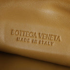 BOTTEGA VENETA 25S MINI JODIE 36 IN WARM BRONZE CALFSKIN GOLD HARDWARE