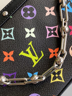 POCHETTE ACCESSOIRES 22 BAG IN MULTICOLOR MONOGRAM CANVAS AND COWHIDE