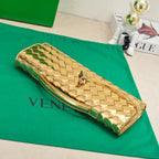 BV Lange Clutch Andiamo 31 Gold Metallic Leder Ghw 