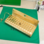 BV Lange Clutch Andiamo 31 Gold Metallic Leder Ghw 