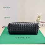 Teen Lauren 1980 mit Kette, 31,5, schwarzes Leder, Ghw 